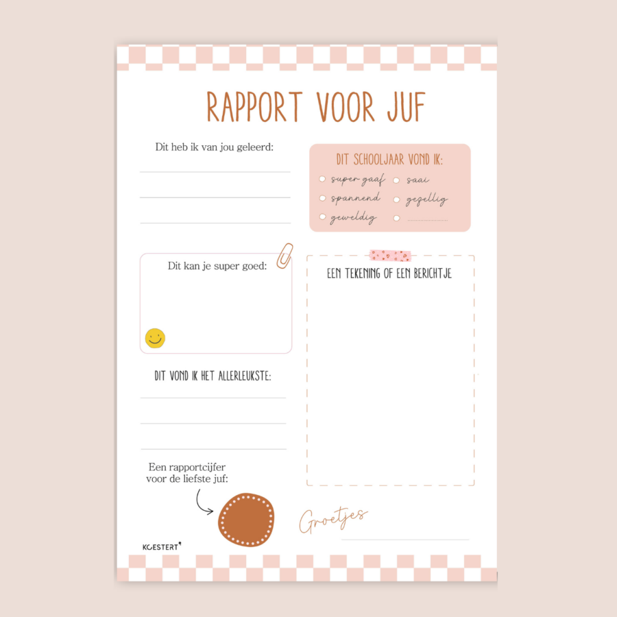 rapport-voor-juf-roze-printable