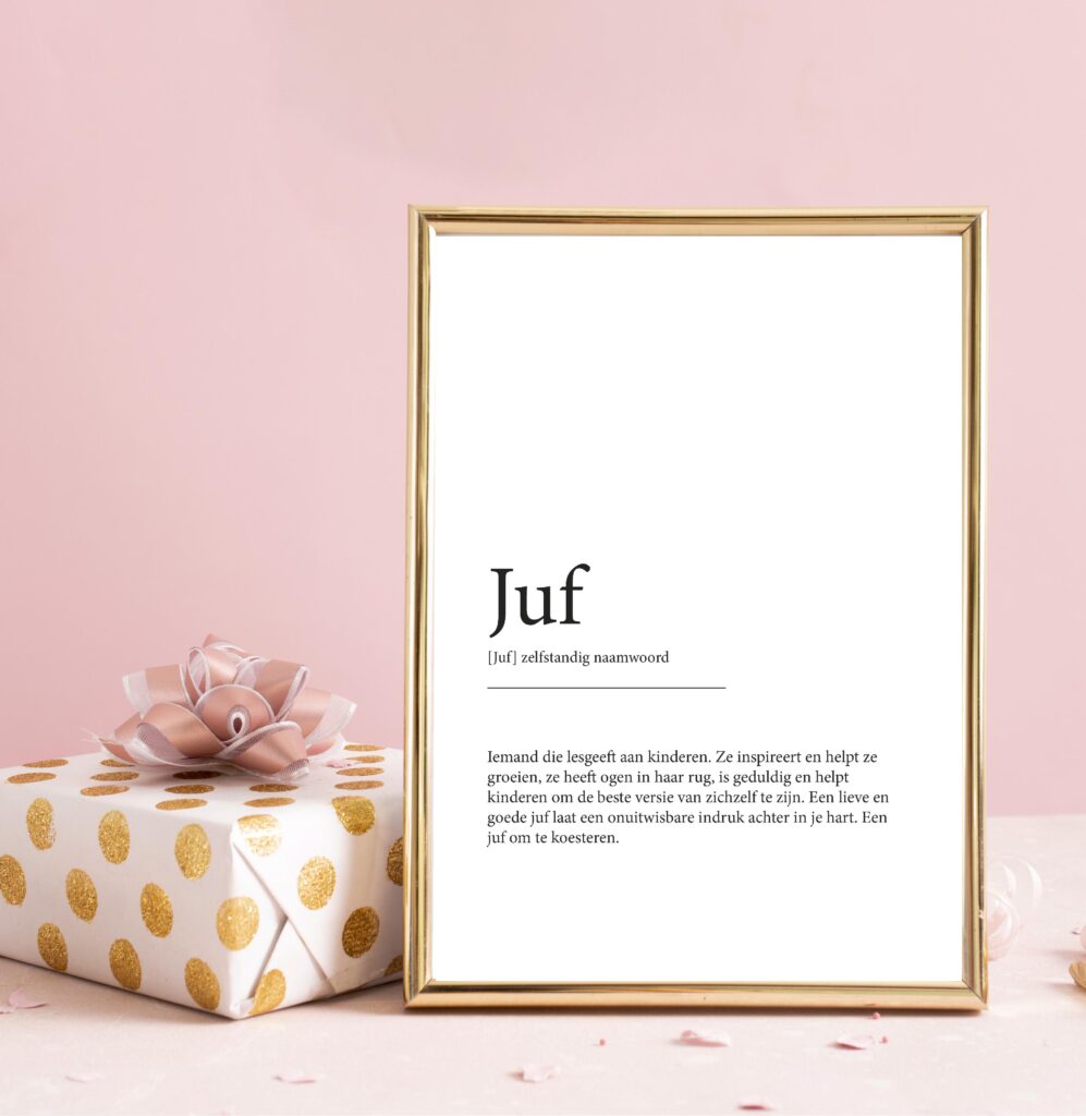 poster-juf-betekenis-cadeau