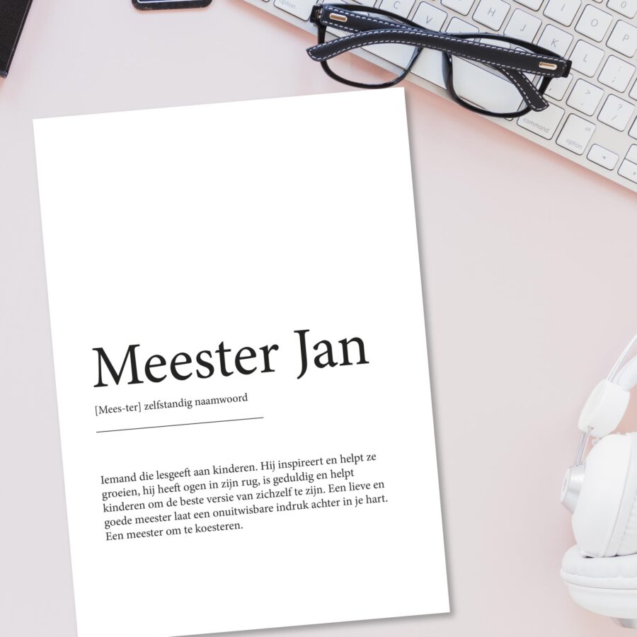 poster-meester-printable-betekenis-met-naam-