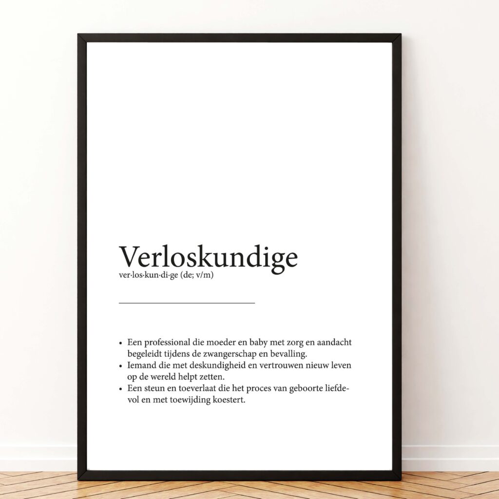 Betekenis-verloskundige-poster